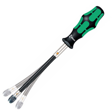 WERA 05028160001 Kraftform Bitholding Screwdriver with Flexible Shaft Wera