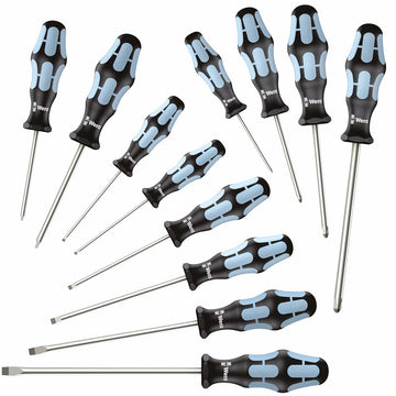 WERA 05347903001 Stainless Steel Screwdrivers 12 Piece Set Wera