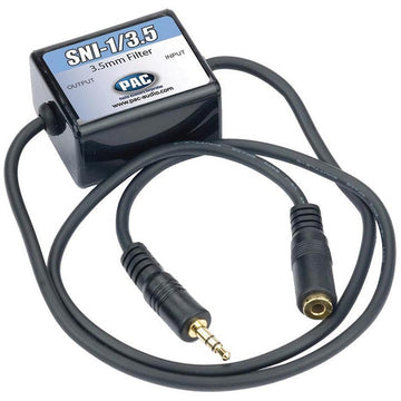 PAC SNI135 Noise Filter for 3.5mm Aux. between audio source & radio PAC Audio