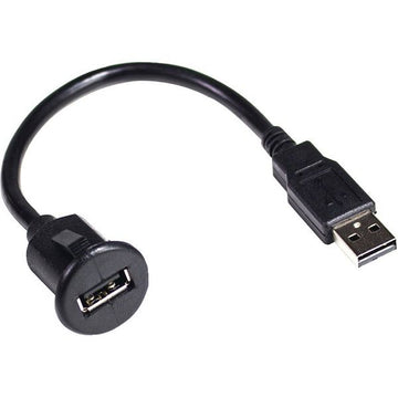 PAC USBDMA1 Short USB Dash Mount Adaptor Cable Type A Male to Type A Female PAC Audio