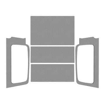 Diseño e ingeniería 50605 Kit de revestimiento de techo para Jeep Wrangler LJ 2004-06, color gris