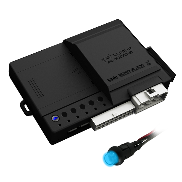 Excalibur RS-170-B - Deluxe add-on Remote Start with VIRTUAL ALARM technology! Operates with factory remotes, or compatible with RK-Kit upgrades. Deluxe Add-on Remote Start Excalibur