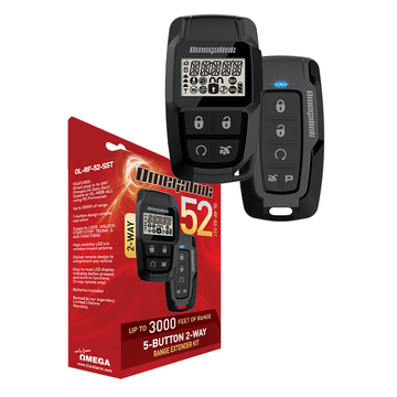 Excalibur OL-RF-52-SST - 3,000 feet 5 Button LCD 2-Way Range Extender Kit for OmegaLink Data Start System or OL-MDB-ALL using RS Firmwares. 5 Button LCD 2-Way Range Extender Kit - 3,000 ft