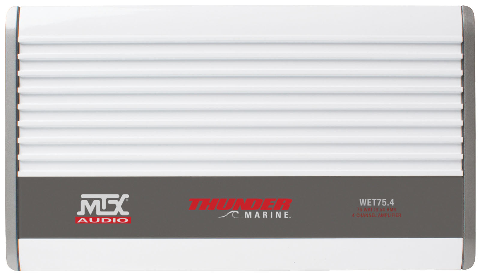 MTX WET75-4 400-Watt RMS 4-Channel Class A/B Marine Amplifier (Sold Individually) MTX