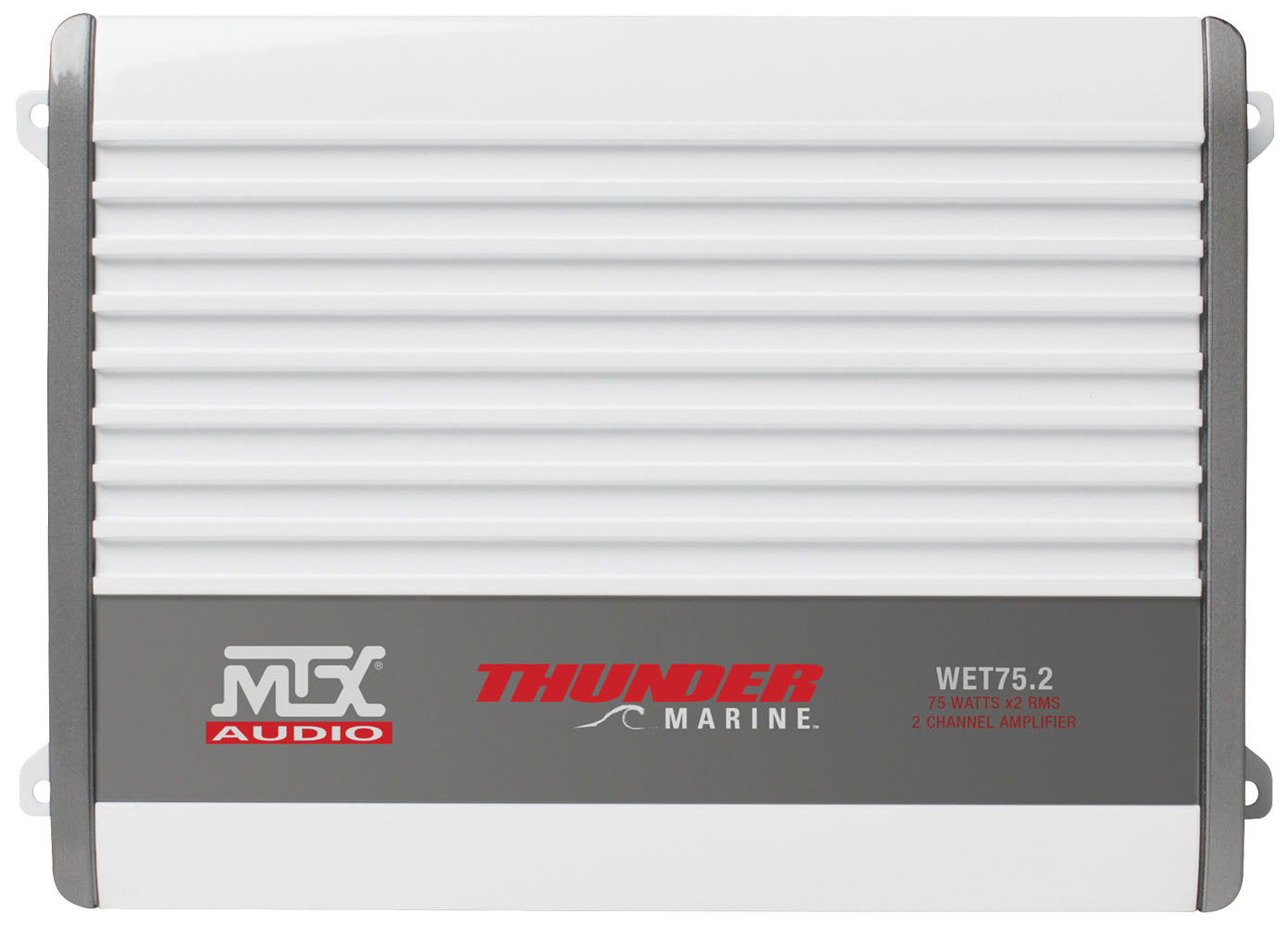 MTX WET75-2 200-Watt RMS 2-Channel Class A/B Marine Amplifier (Sold Individually) MTX