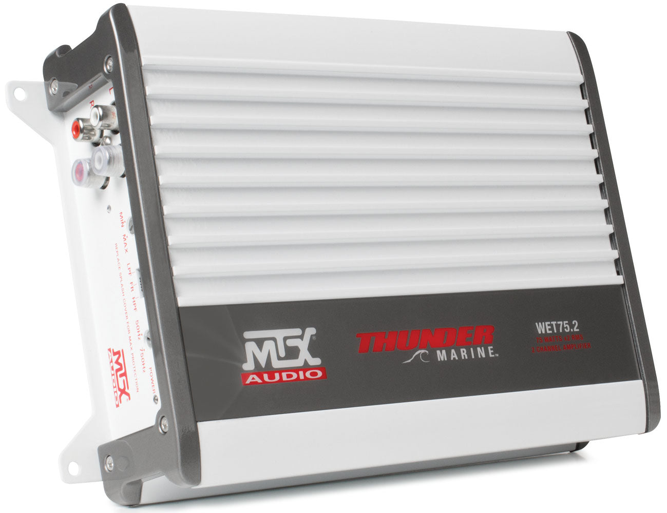 MTX WET75-2 200-Watt RMS 2-Channel Class A/B Marine Amplifier (Sold Individually) MTX