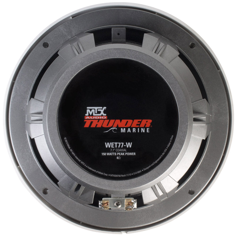 MTX WET77-W 7.7" 75-Watt RMS 4 Coaxial Marine Speaker Pair (Sold In Pairs) MTX