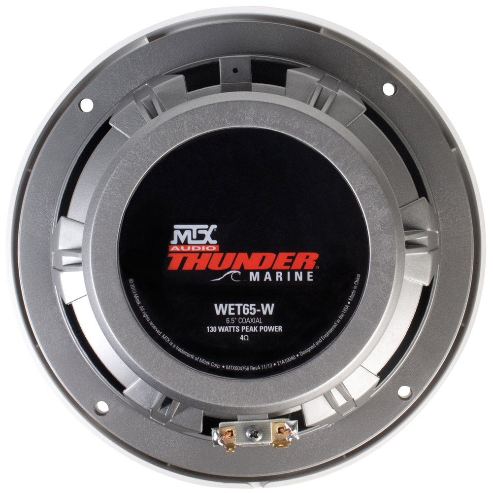 MTX WET65-W 6.5" 65-Watt RMS 4 Coaxial Marine Speaker Pair (Sold In Pairs) MTX