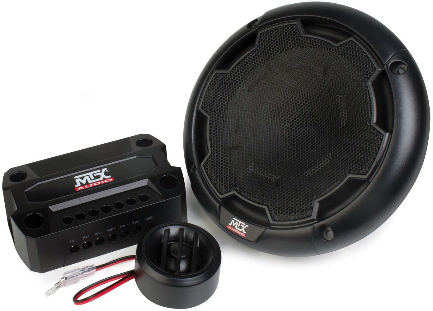 MTX THUNDER61 6.5" 2-Way 90-Watt RMS 4 Component Speaker Pair (Sold In Pairs) MTX
