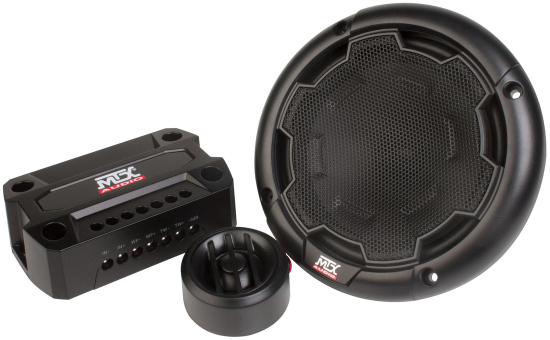 MTX THUNDER51 5.25" 2- Way 90-Watt RMS 4 Component Speaker Pair (Sold In Pairs) MTX
