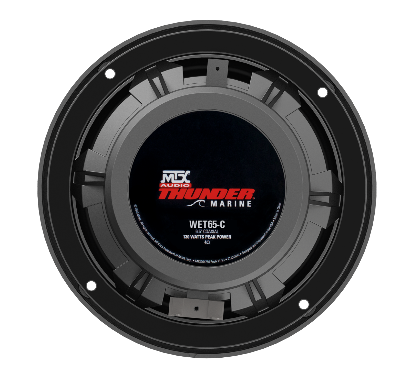 MTX WET65-C 6.5" 65-Watt RMS 4 Coaxial Marine Speaker Pair (Sold In Pairs) MTX