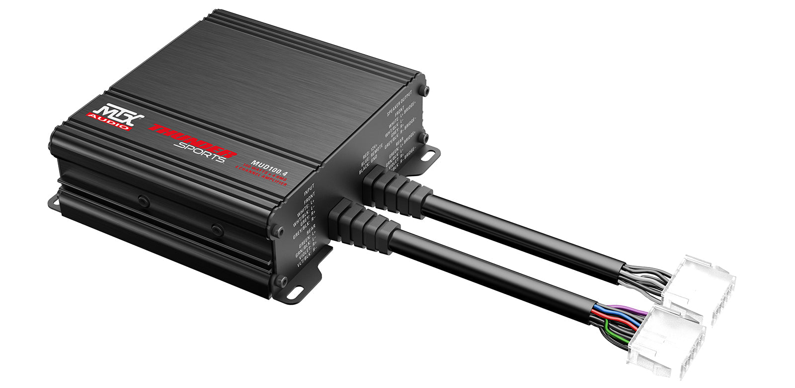 MTX MUD100-4 400-Watt RMS 4-Channel Powersports Amplifier (Sold Individually) MTX