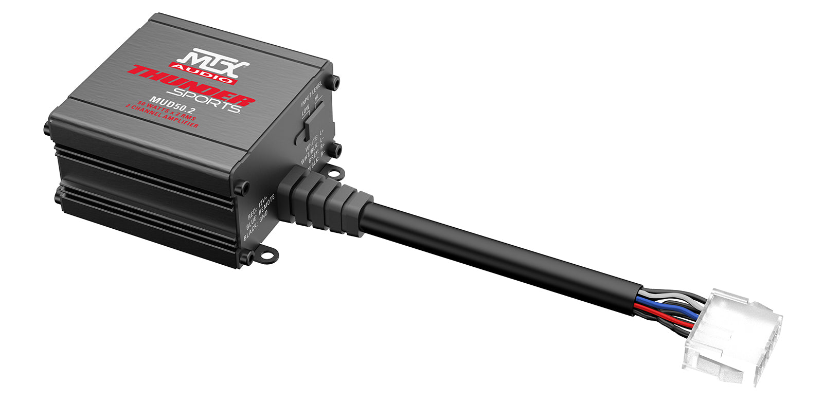 MTX MUD50-2 100-Watt RMS 2-Channel Powersports Amplifier (Sold Individually) MTX