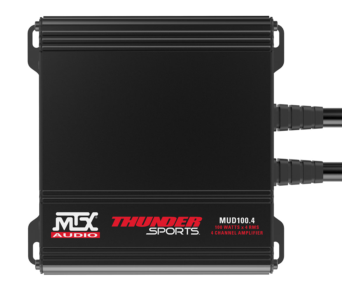 MTX MUD100-4 400-Watt RMS 4-Channel Powersports Amplifier (Sold Individually) MTX