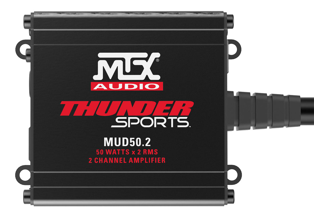 MTX MUD50-2 100-Watt RMS 2-Channel Powersports Amplifier (Sold Individually) MTX