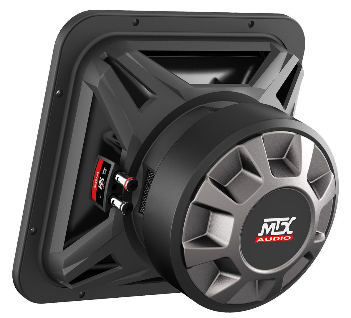 MTX S6510-44 10" 500-Watt RMS Dual 4 Square Car Audio Subwoofer (Sold Individually) MTX