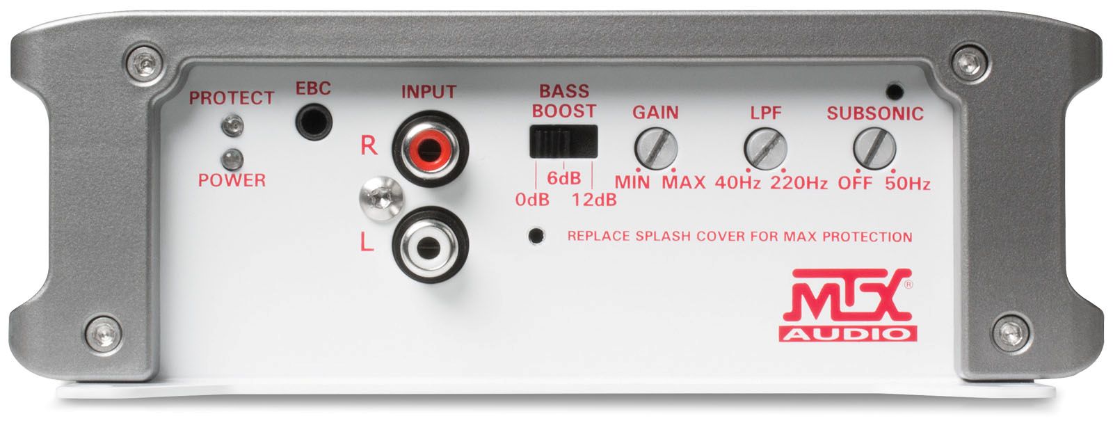 MTX WET500-1 500-Watt RMS Mono Block Class D Marine Amplifier (Sold Individually) MTX