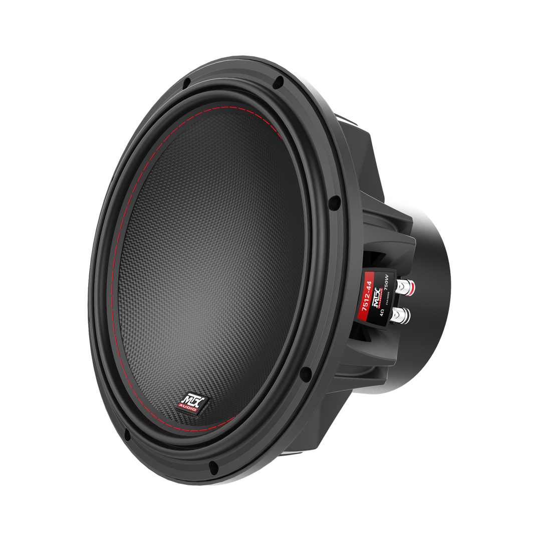 MTX 7512-44 12" 750-Watt RMS Dual 4 Car Audio Subwoofer (Sold Individually) MTX