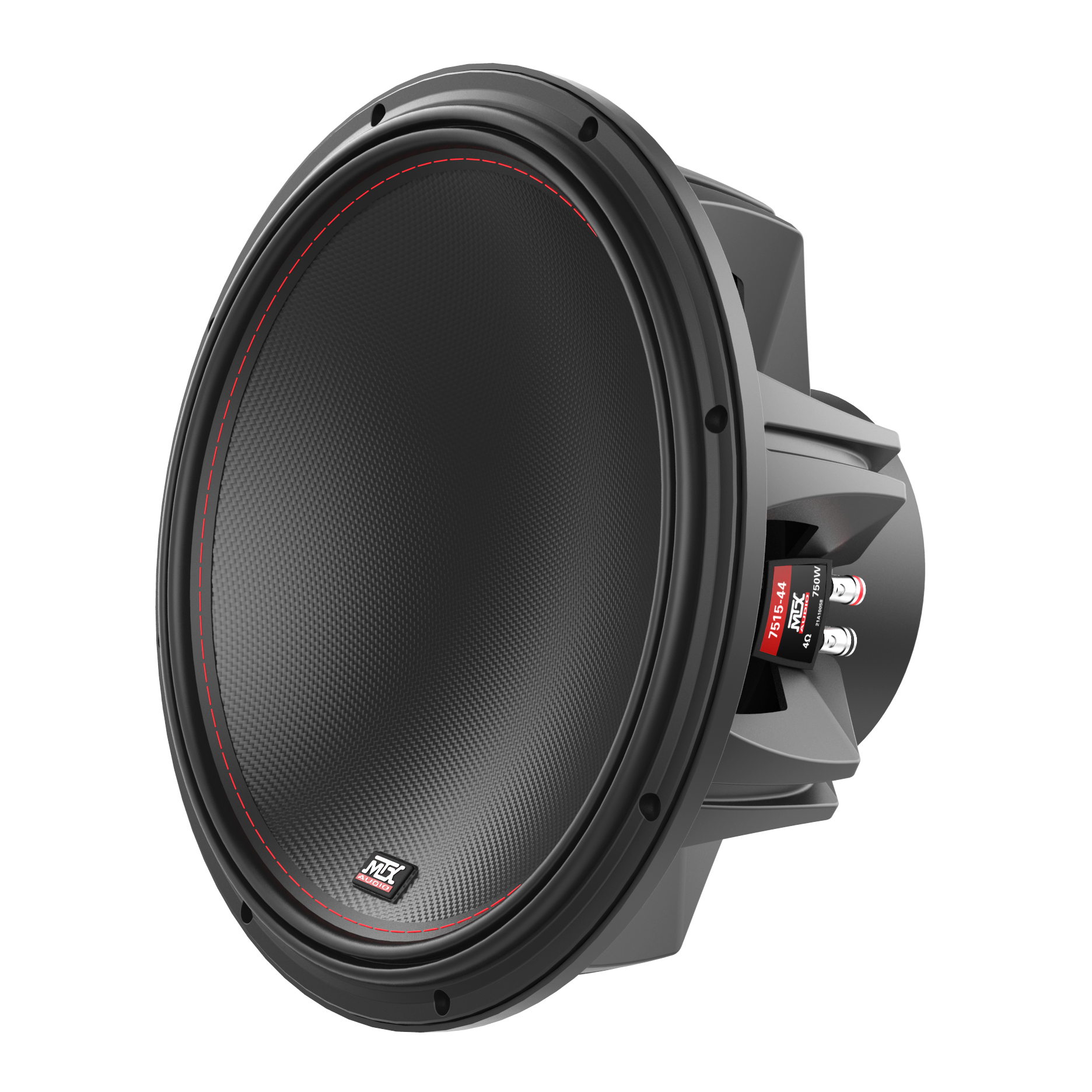 MTX 7515-44 15" 750-Watt RMS Dual 4 Car Audio Subwoofer (Sold Individually) MTX