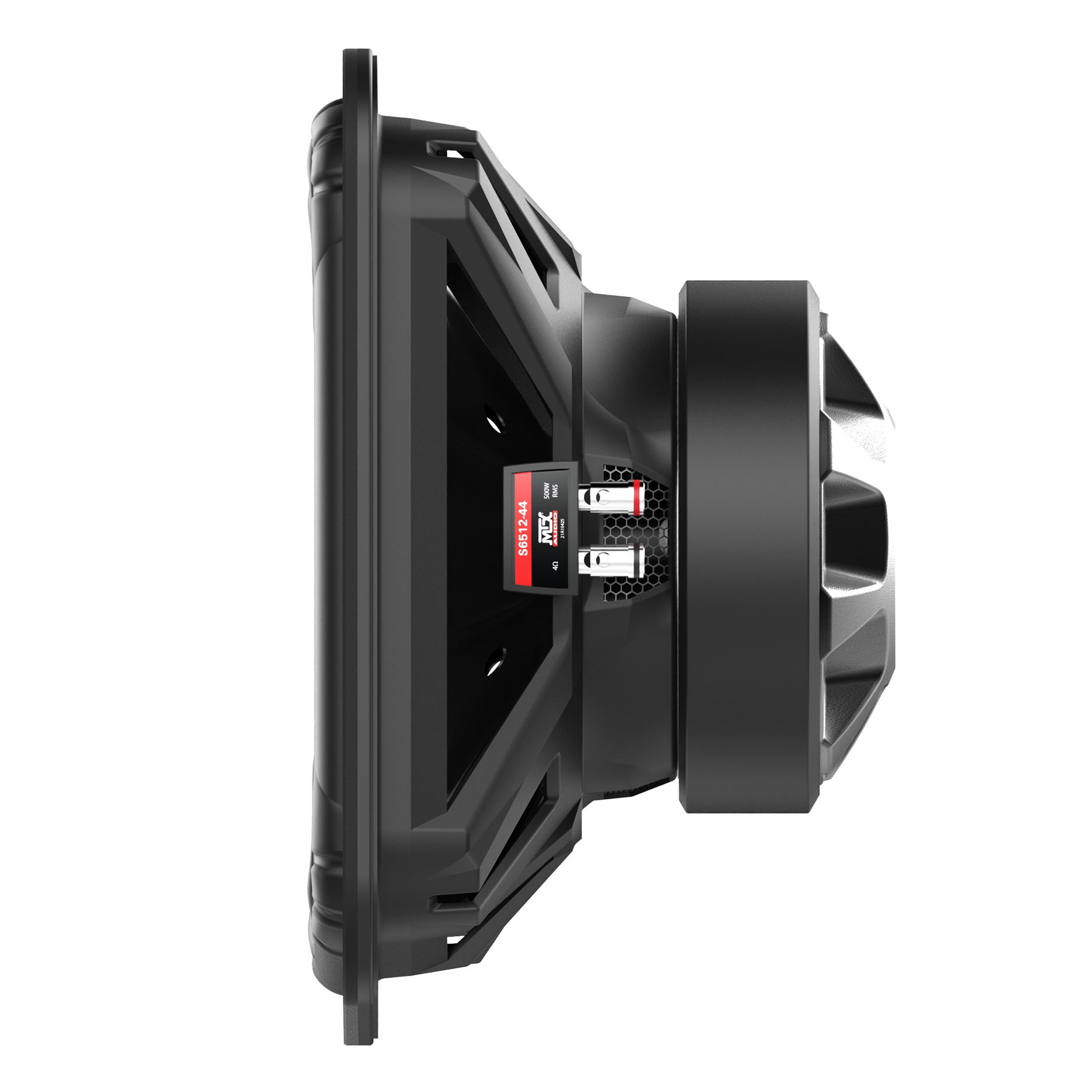MTX S6512-44 12" 500-Watt RMS Dual 4 Square Car Audio Subwoofer (Sold Individually) MTX