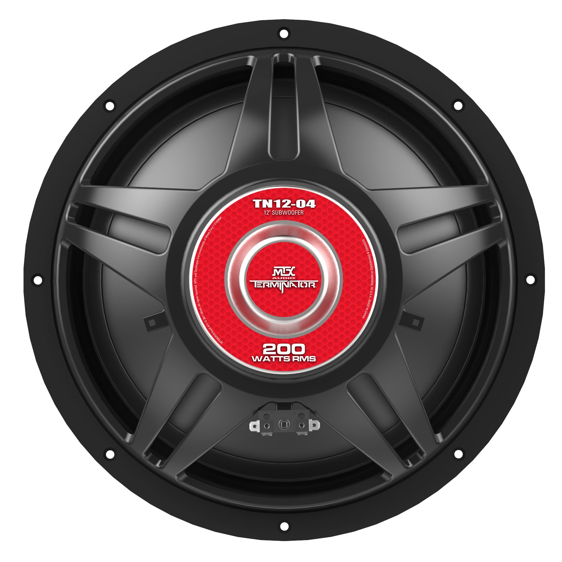 MTX TN12-04 12" 200-Watt RMS 4 Subwoofer (Sold Individually) MTX