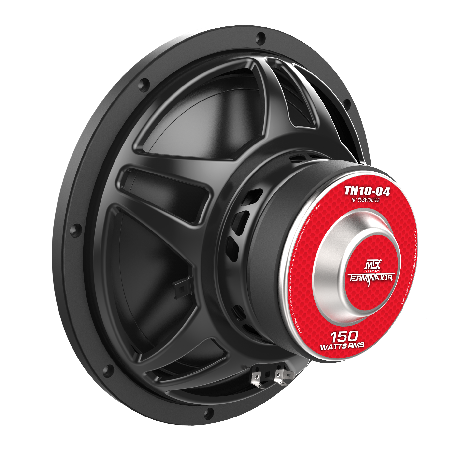 MTX TN10-04 10" 150-Watt RMS 4 Subwoofer (Sold Individually) MTX