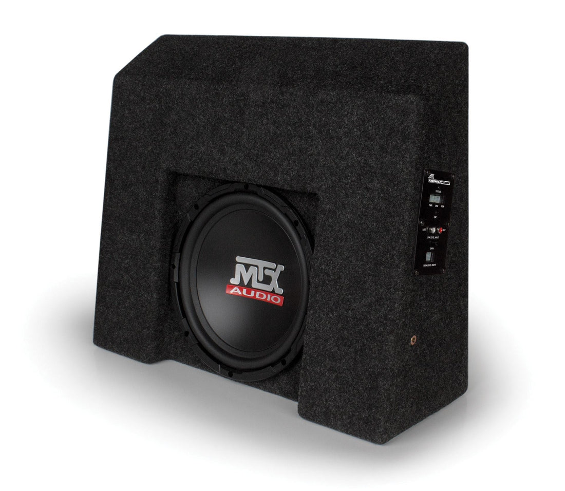MTX C1500C-07A Chevrolet Silverado / GMC Sierra Crew Cab Amplified 10 inch 250W RMS Vehicle Specific Custom Subwoofer Enclosure (Sold Individually) MTX