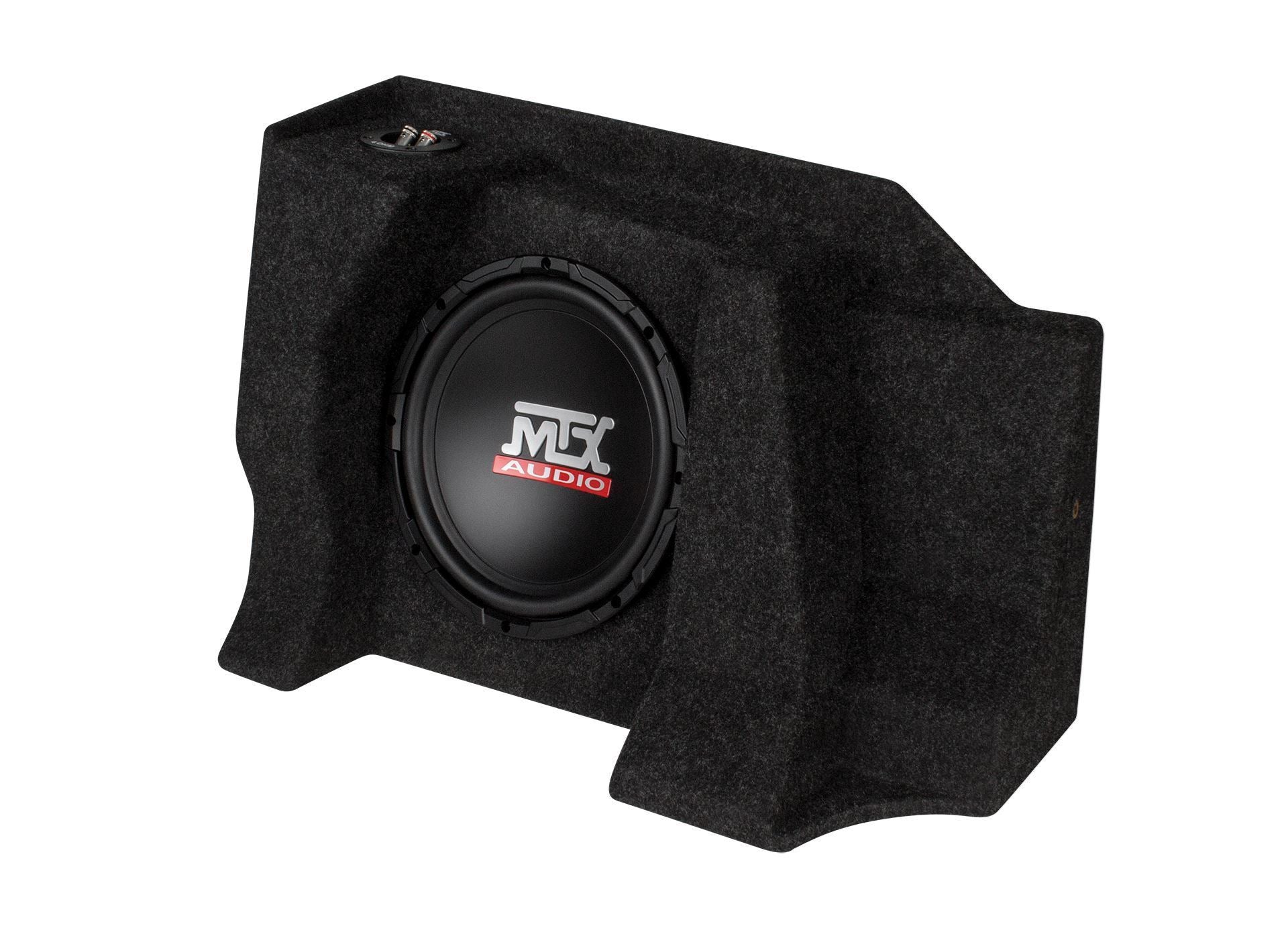MTX C1500EX-07A Chevrolet Silverado / GMC Sierra Extended Cab Amplified 10 inch 250W RMS Subwoofer Enclosure (Sold Individually) MTX