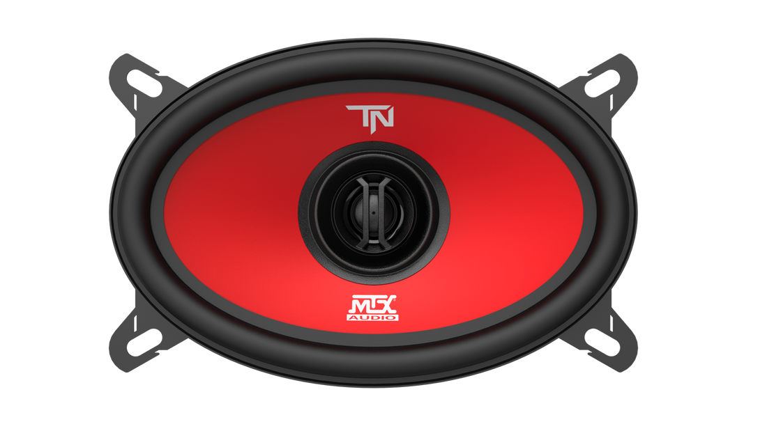 MTX TERMINATOR46 4" x 6" 2-Way 40-Watt RMS 4 Coaxial Speaker Pair (Sold In Pairs) MTX