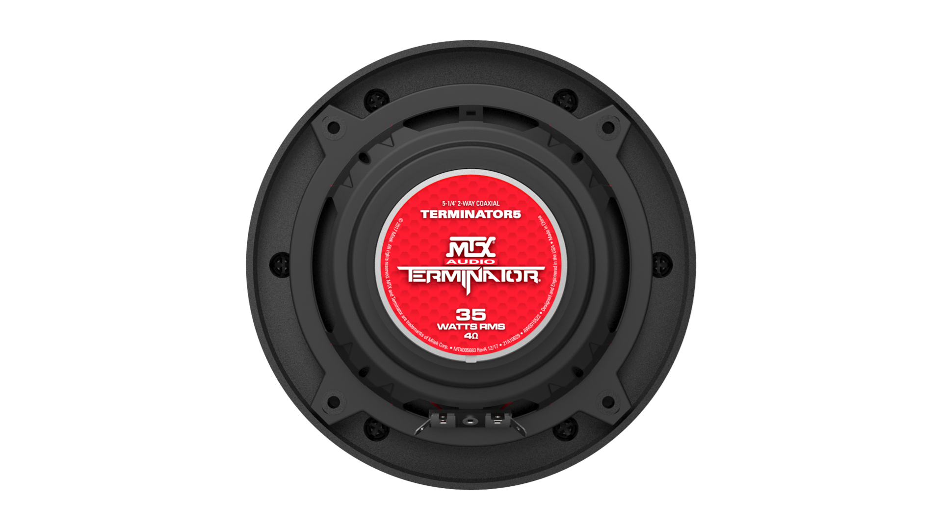 MTX TERMINATOR5 5.25" 2-Way 35-Watt RMS 4 Coaxial Speakers (Sold In Pairs) MTX