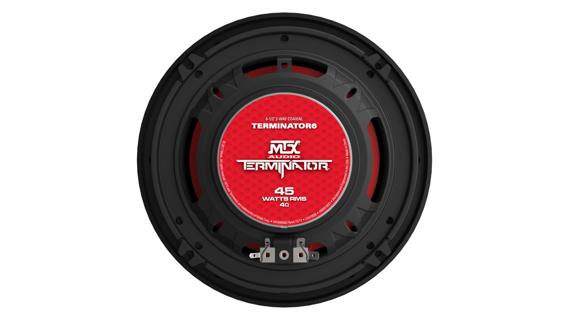 MTX TERMINATOR6 6.5" 2-Way 45-Watt RMS 4 Coaxial Speaker Pair (Sold In Pairs) MTX