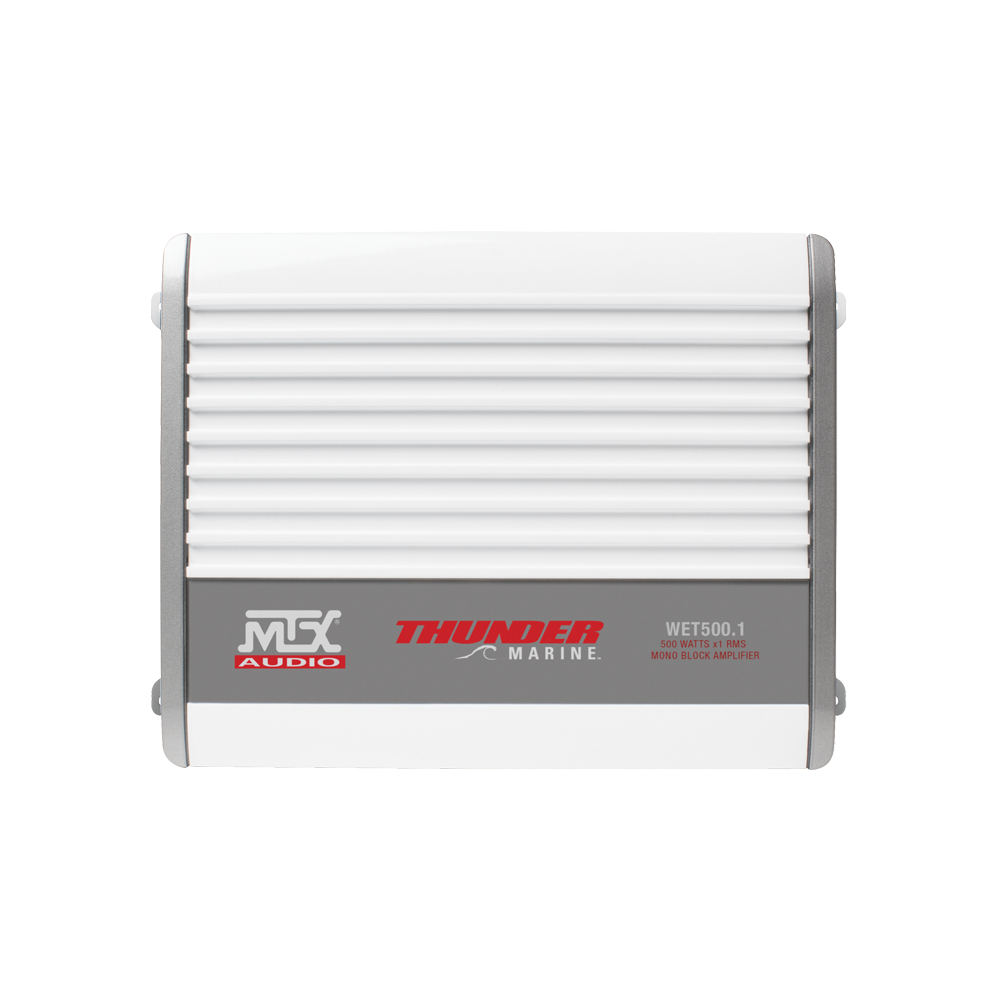 MTX WET500-1 500-Watt RMS Mono Block Class D Marine Amplifier (Sold Individually) MTX