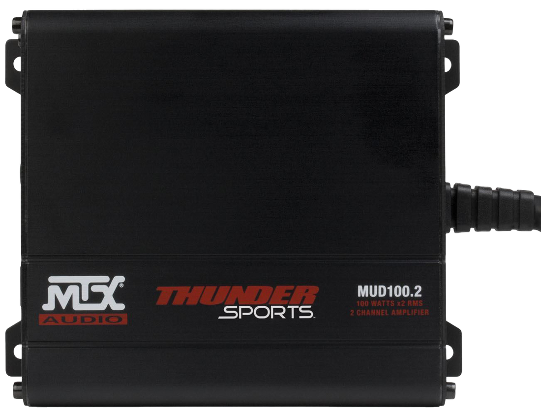 MTX MUD100-2 200-Watt RMS 2-Channel Powersports Amplifier (Sold Individually) MTX