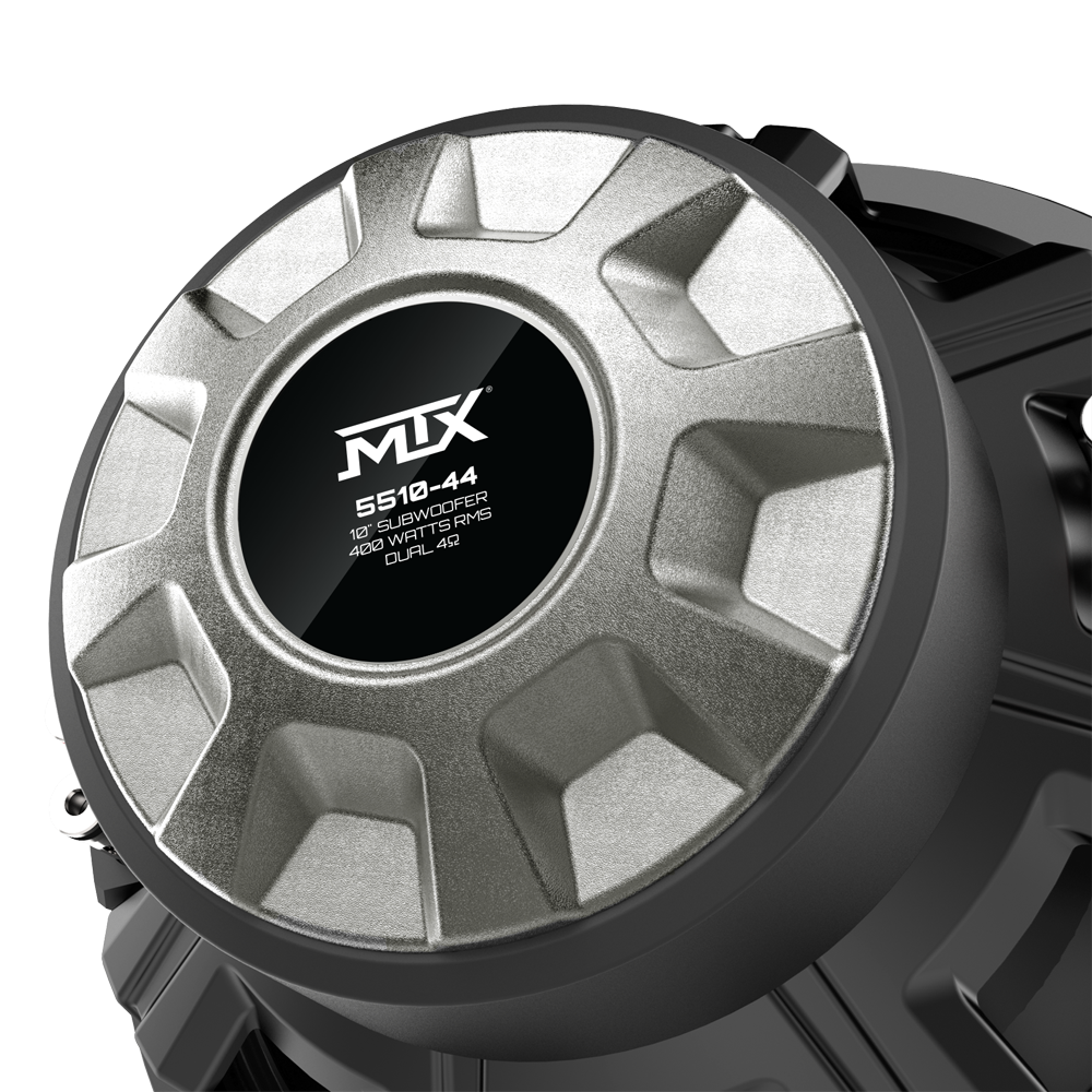 MTX 5510-44 10" 400-Watt RMS Dual 4 Car Audio Subwoofer (Sold Individually) MTX