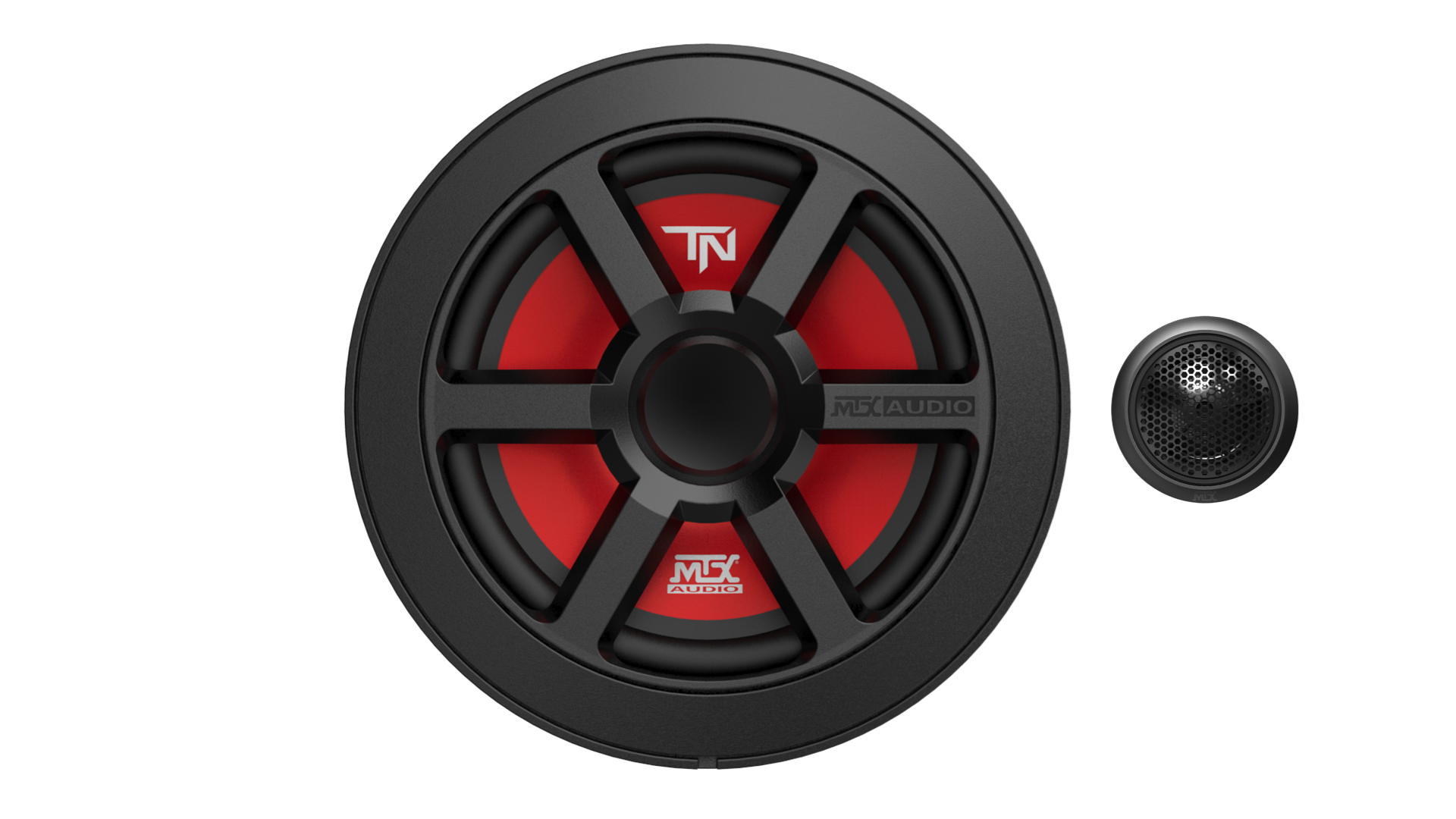 MTX TERMINATOR6S 6.5" 2-Way 45-Watt RMS 4 Component Speaker Pair (Sold In Pairs) MTX