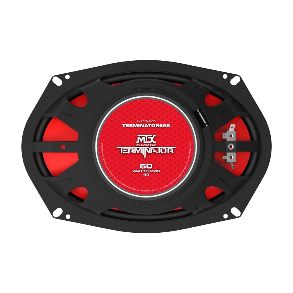 MTX TERMINATOR69S 6" x 9" 2-Way 60-Watt RMS 4 Component Speaker Pair (Sold In Pairs) MTX