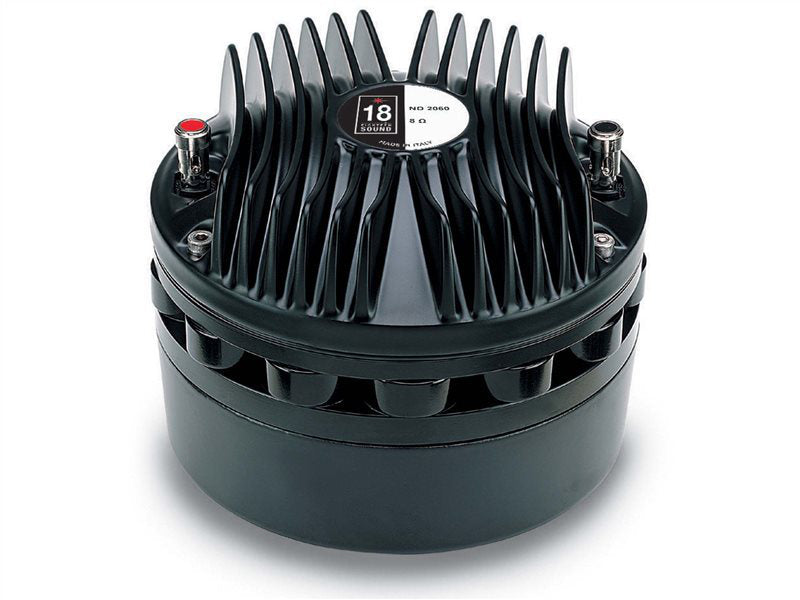 18 Sound ND2060 2in exit HF Neo Driver 3in vc 200W program power 109dB@1W/1mt Titanium diaphragm EWAL