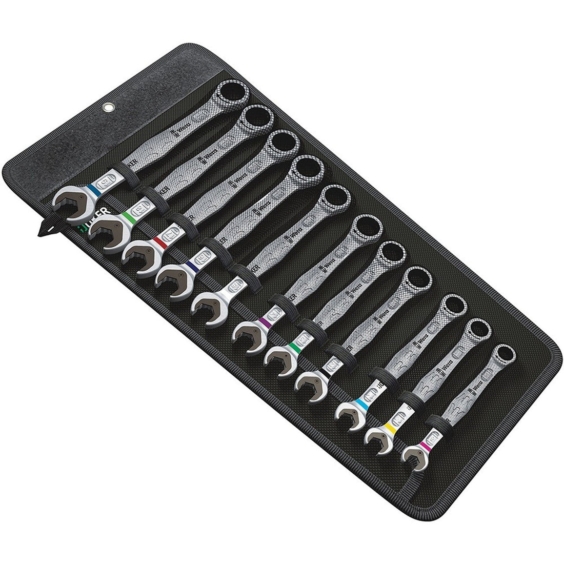 Wera 05020013001 Joker Set of Ratcheting Combination Wrenches, 11 Pieces Wera