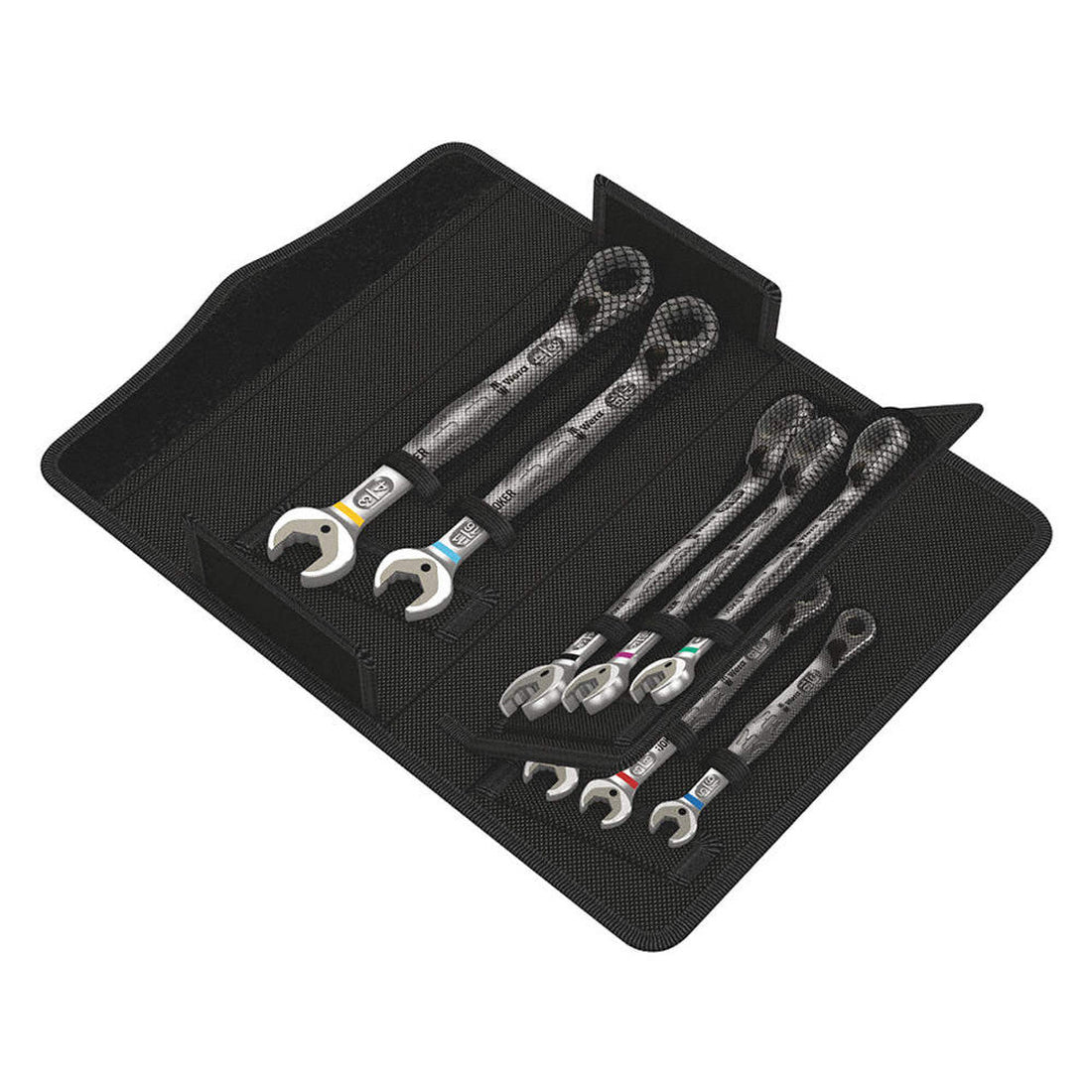 Wera 05020093001 Joker Set of Ratcheting Combination Wrenches, Imperial, 8 Pcs Wera
