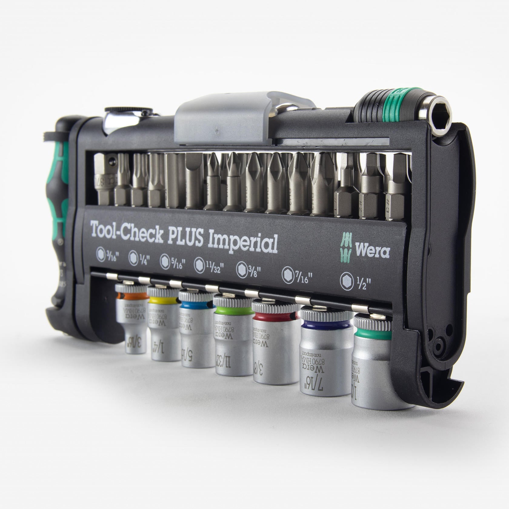 Wera 05056491001 Tool-Check Plus Ratchet Set W/ Socket Imperial (39 Piece) Wera