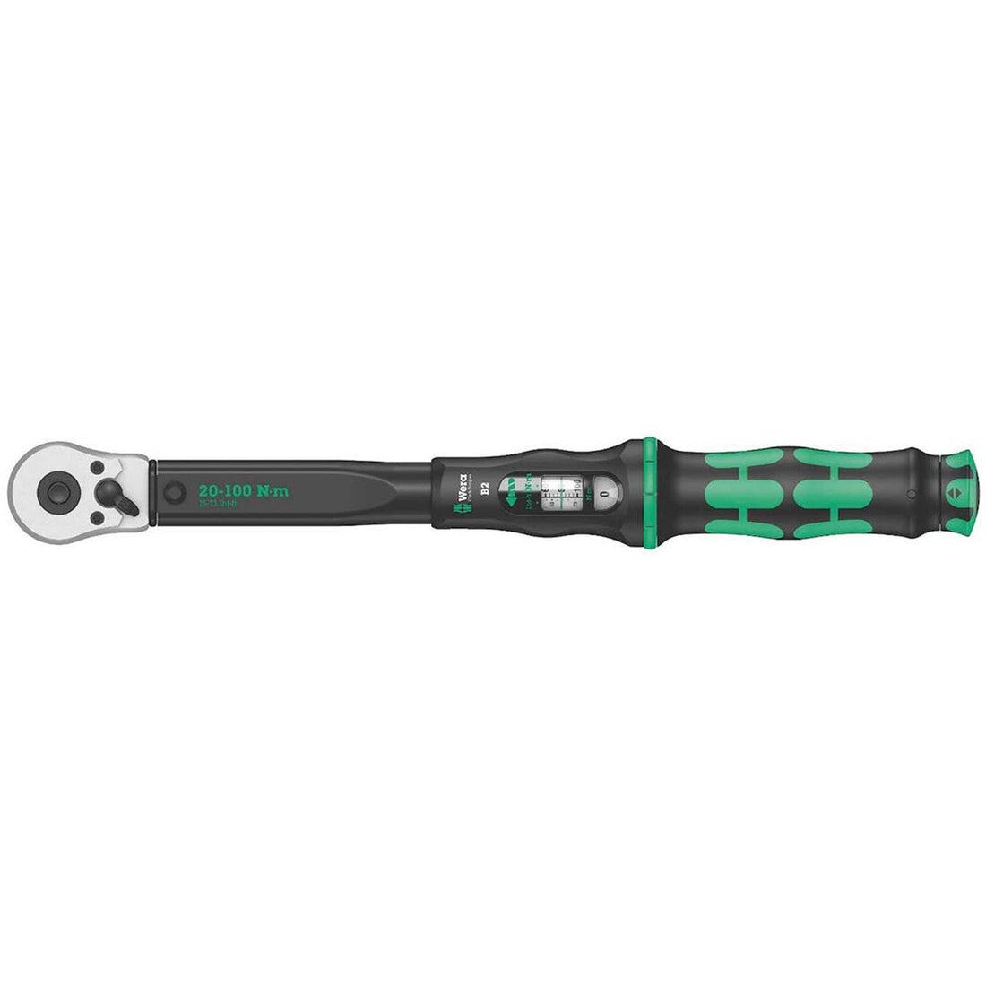 Wera 05075611001 3/8 in. Square Drive 20-100 Nm Click-Torque B 2 Torque Wrench Wera