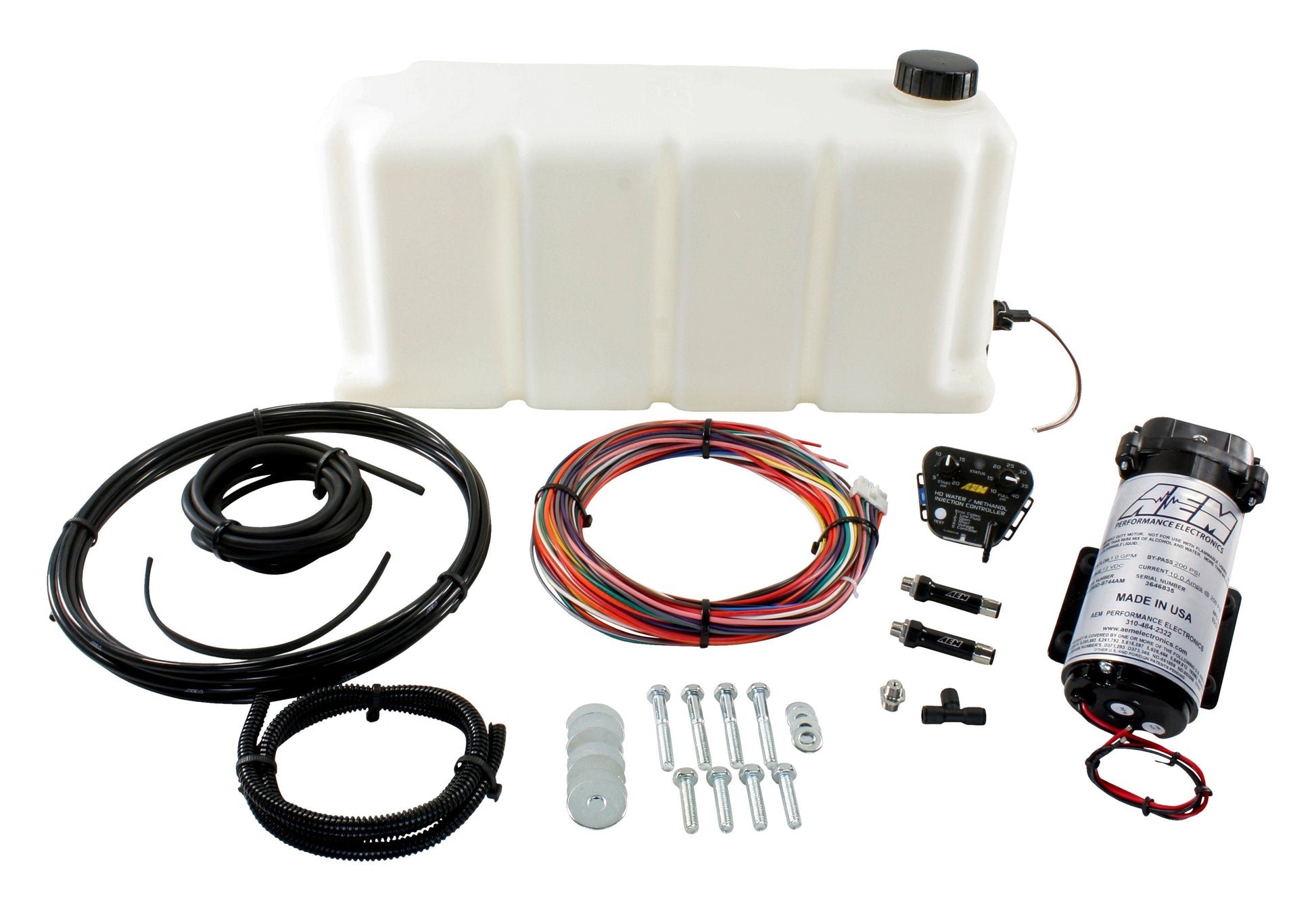 AEM Electronics 30-3301 AEM V3 Water/Methanol Injection Kit 40 PSI Max HD Controller - 5 Gallon Reservoir Aem Electronics