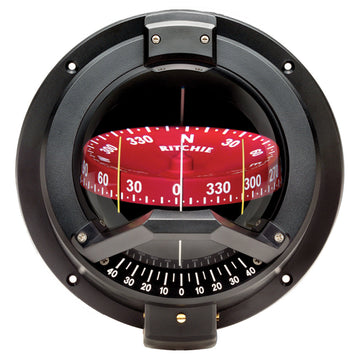 Ritchie BN-202 Navigator Compass - Bulkhead Mount - Black (BN-202) Ritchie