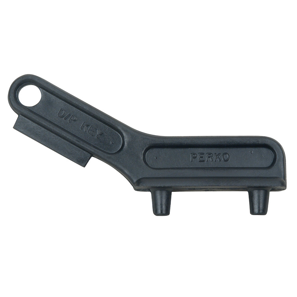 Perko 12487-8DP Plastic Deck Plate Key - Black Perko