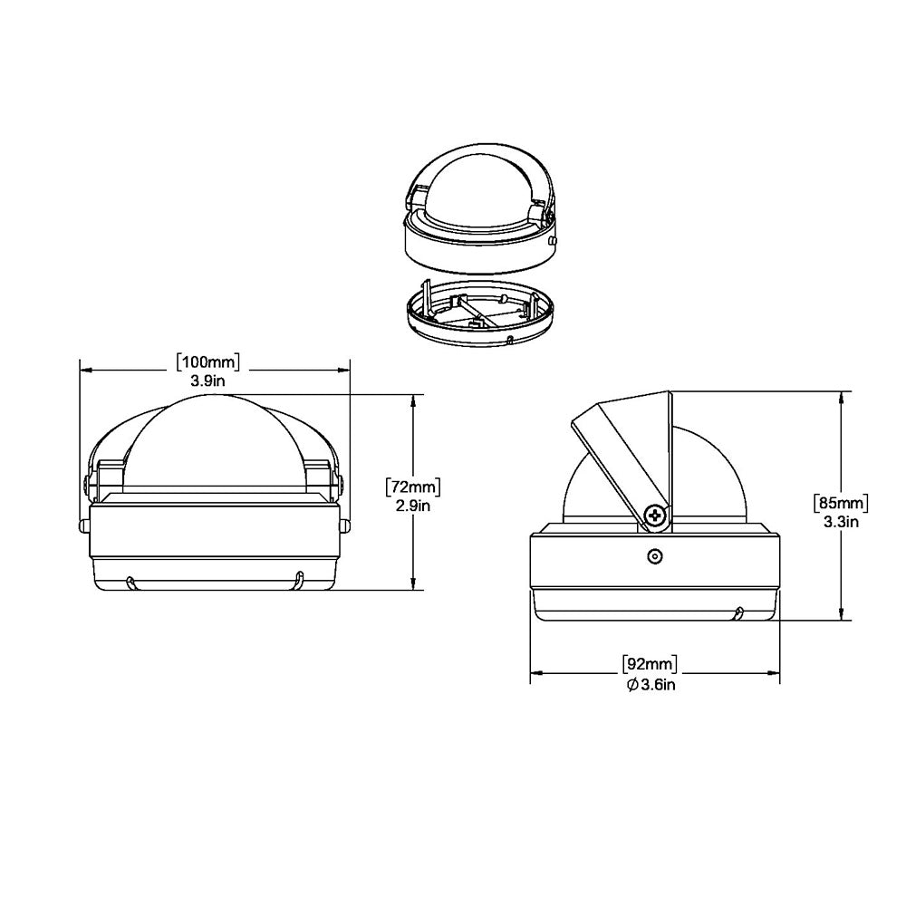 Ritchie RA-93 RitchieAngler Compass - Surface Mount - Gray (RA-93) Ritchie