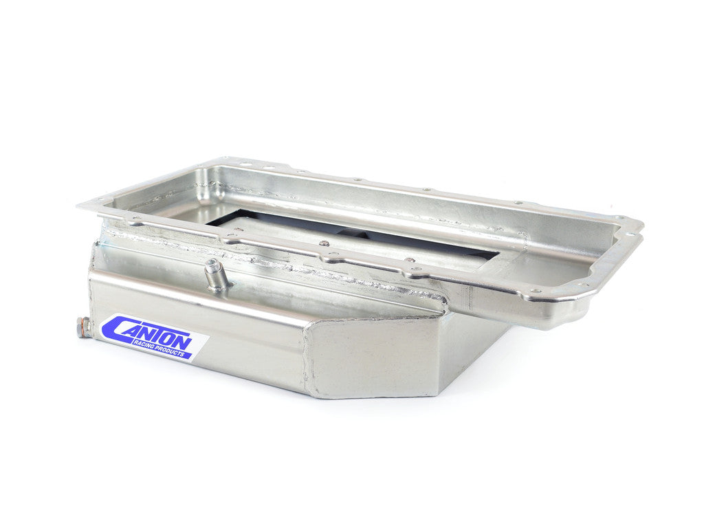 Canton Racing Products 11-280 GM LS1 Open Chassis Steel Circle Track Rear Sump Pan Canton
