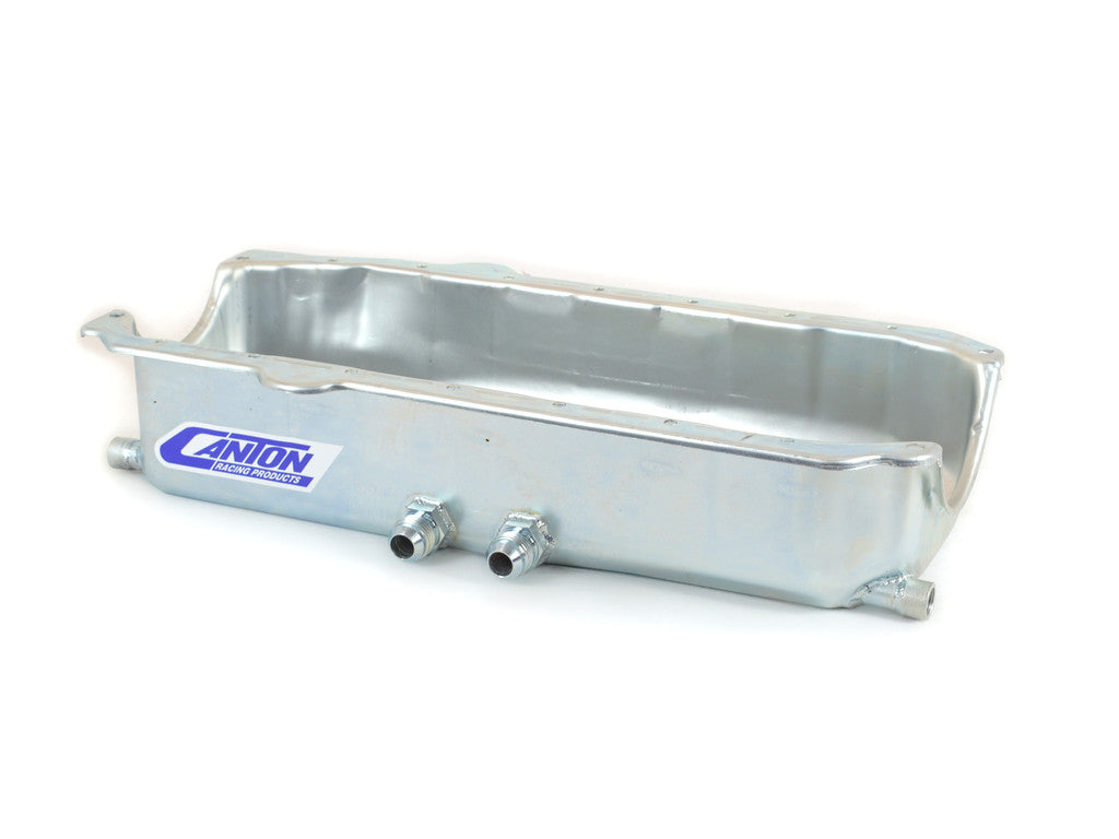 Canton Racing Products 12-101 Small Block Chevy Pre-85 Shallow Dry Sump Right Hand Exits