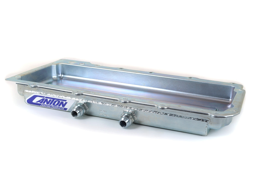Canton Racing Products 12-200 GM LS1-LS6 Shallow Dry Sump Pan Drag and Road Race Drill America