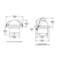 Ritchie SS-2000W SuperSport Compass - Flush Mount - White (SS-2000W) Ritchie