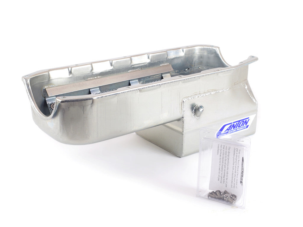 Canton Racing Products 13-082 Small Block Chevy Pre-1985 Drag Race Pan For Stroker